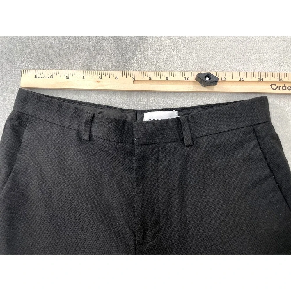 Topman Dress Pants Men's 30x30 Black Slim Fit Trousers